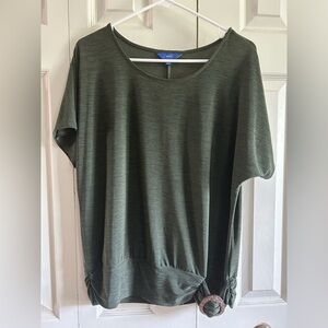 Apt. 9 Dark Green Short Sleeve Top